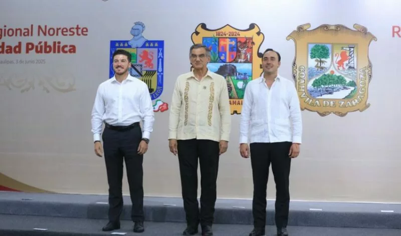 Acuerdan Tamaulipas, Nuevo León y Coahuila reforzar seguridad fronteriza e interestatal